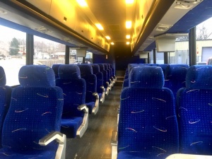 Inside the Charter Bus
