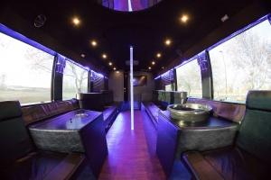 Ambassador Bus (Interior, Rear, View 6)